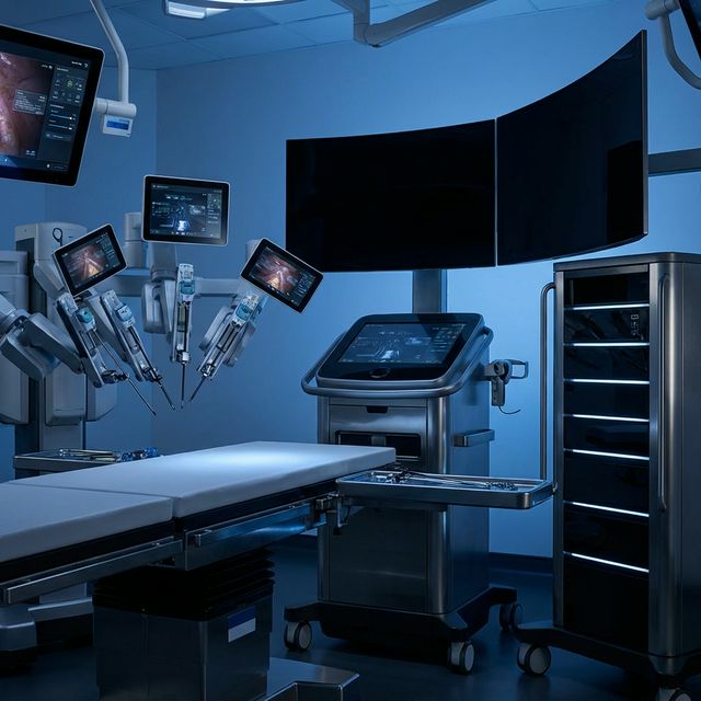 Equipamiento de laparoscopía avanzada